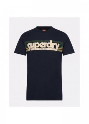 Camiseta SUPERDRY TERRAIN STRIPED LOGO T SHIRT HOMBRE