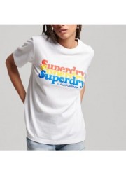 Camiseta SUPERDRY VINTAGE SCRIPTED INFILL TEE MUJER